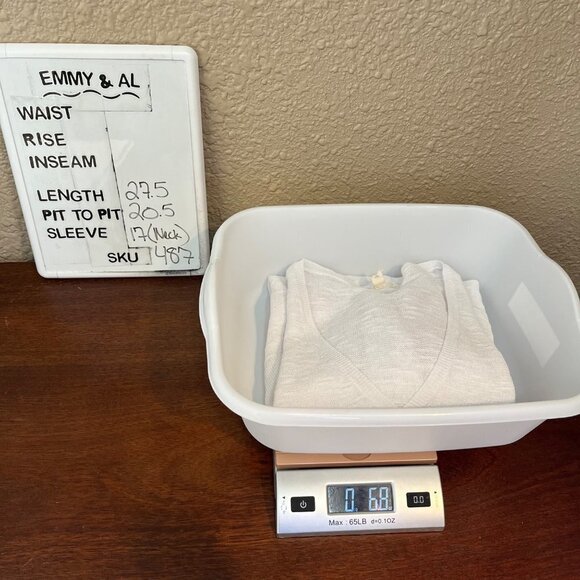 Eileen Fisher Womens Linen Open Knit V Neck Sweater Size XS Short Sleeve White - Picture 7 of 8